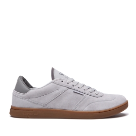 Supra Mens ELEVATE Low Top Shoes Lt Grey/gum | US-63695